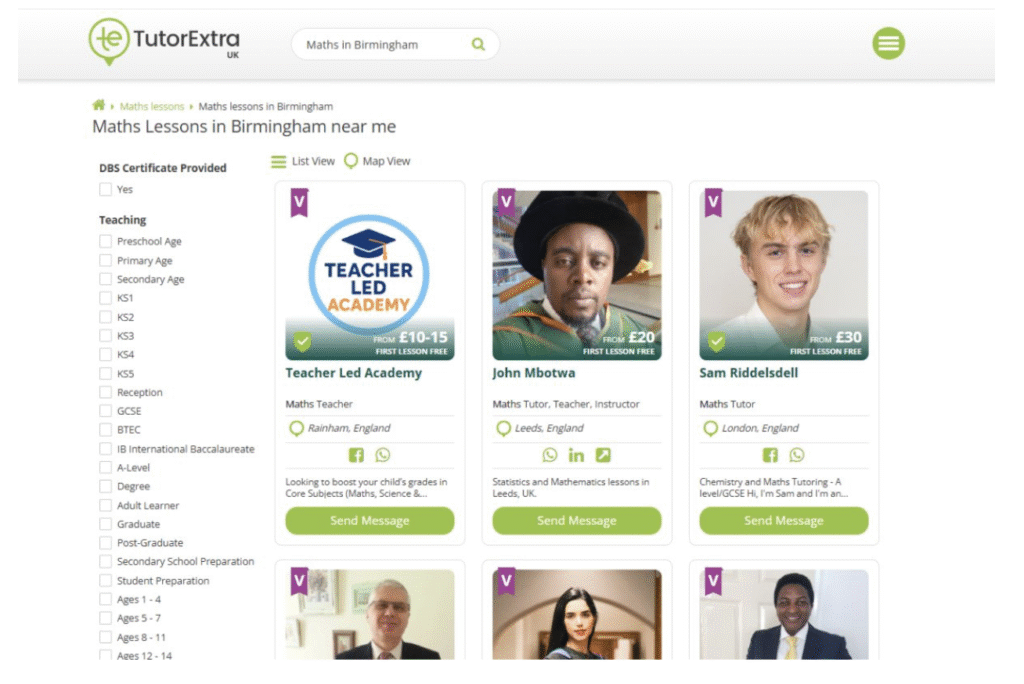 TutorExtra Enhances Tutor Search with Curriculum-Linked Subject Index
